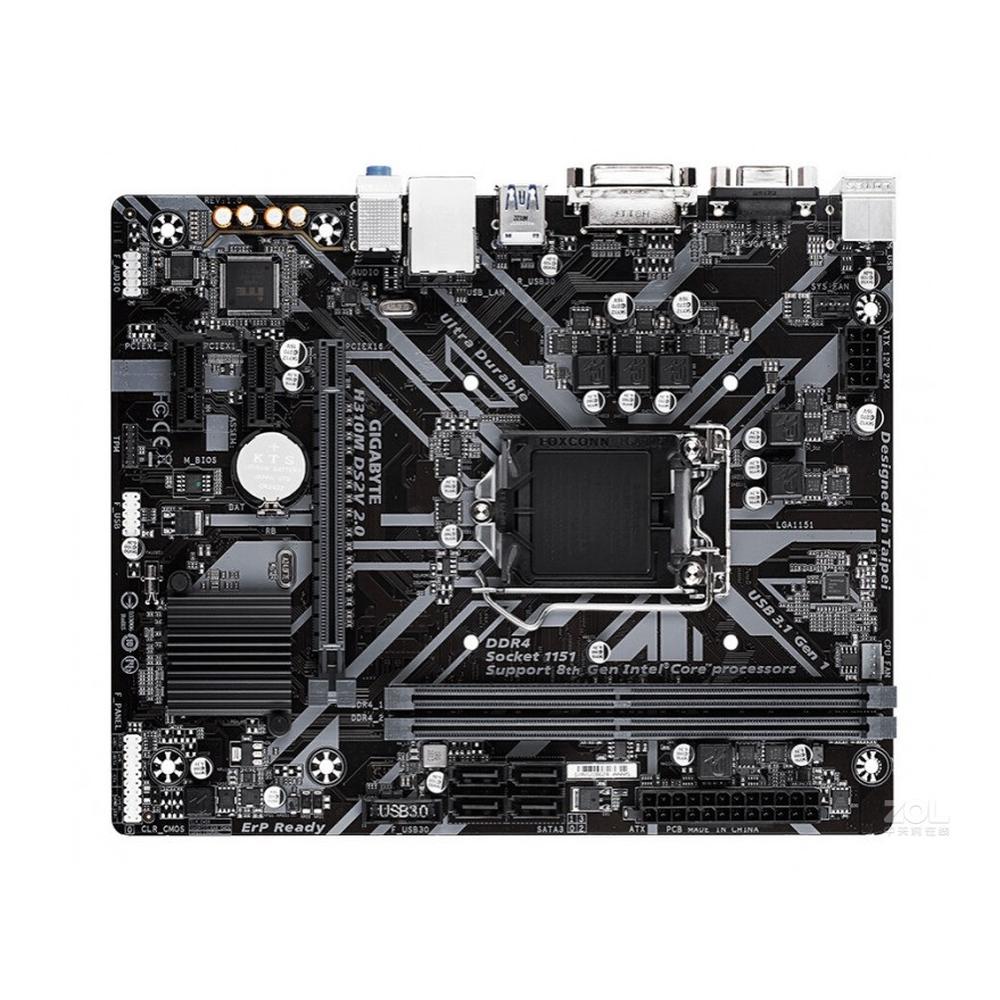 Foto 2 pulgar | Placa Madre Gigabyte H310m Ds2v 2.0 Lga 1151 Intel H310 Ddr4 - Venta Internacional.