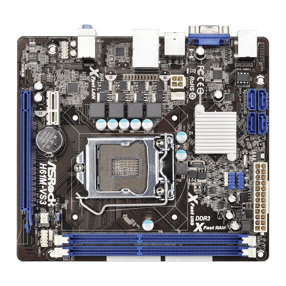 Foto 2 pulgar | Placa Madre Asrock H61m-vs3 Lga 1155 Intel H61 Ddr3 Micro Atx - Venta Internacional.