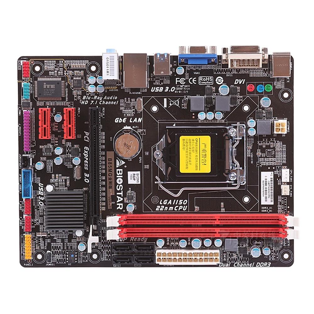 Placa Madre Biostar B85mg Lga 1150 Intel B85 Ddr3 Micro Atx - Venta Internacional. $1,270