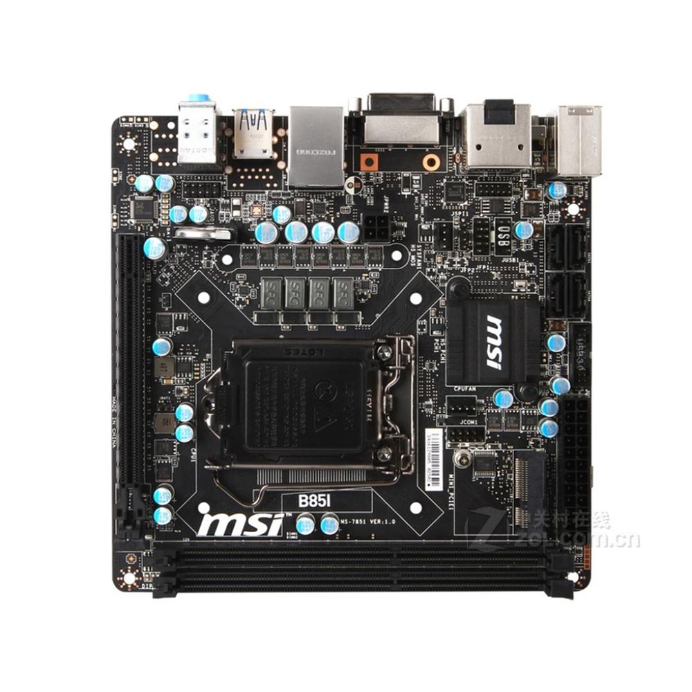 Foto 2 pulgar | Placa Madre Msi B85i Lga 1150 Intel B85 Ddr3 Mini-itx - Venta Internacional.