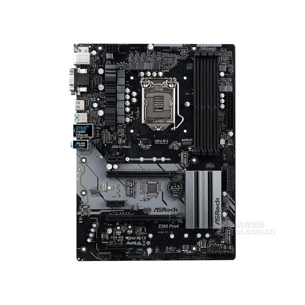 Foto 2 pulgar | Placa Madre Asrock Z390 Pro4 Lga 1151 Intel Z390 Ddr4 Atx - Venta Internacional.