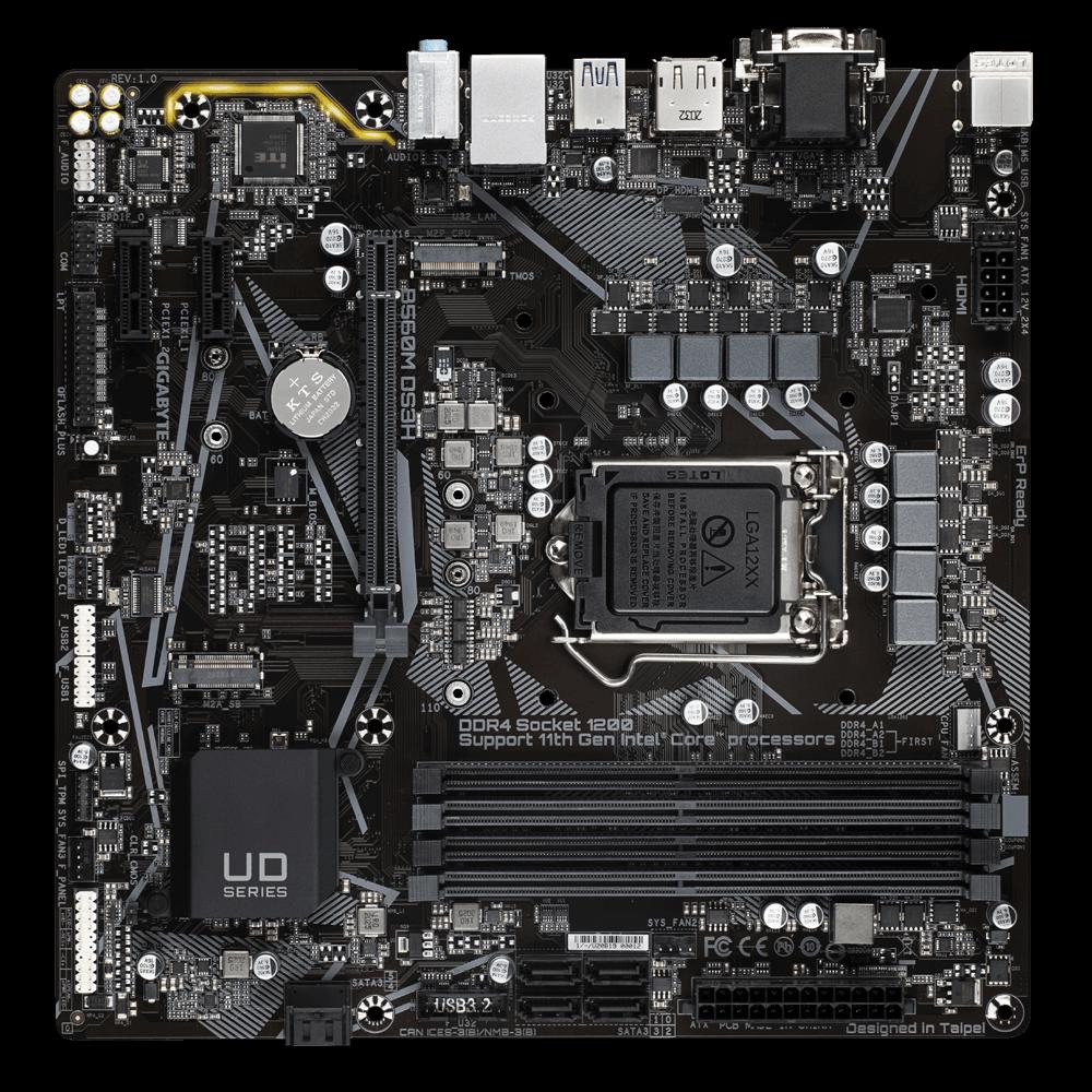 Foto 2 pulgar | Placa Madre Gigabyte B560m Ds3h Lga 1200 Intel B560 Ddr4 - Venta Internacional.