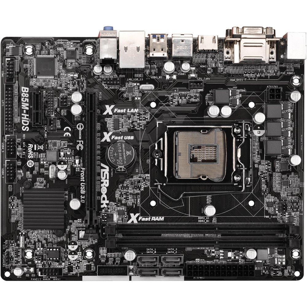 Foto 2 pulgar | Placa Madre Asrock B85m-hds Lga 1150 Intel B85 Ddr3 Micro Atx - Venta Internacional.