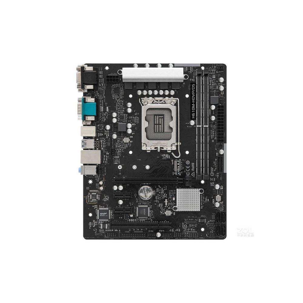 Placa Madre Asrock H610m-hdvp/d5 Lga 1700 Ddr5 96 Gb Micro Atx - Venta Internacional.