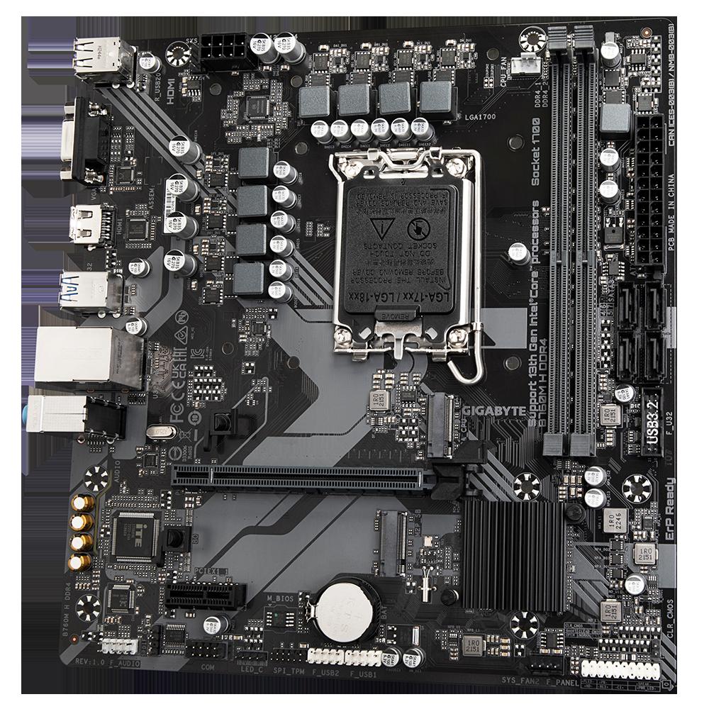 Foto 4 | Placa Madre Gigabyte B760m H Ddr4 Lga 1700 Micro Atx Con 64 Gb - Venta Internacional.