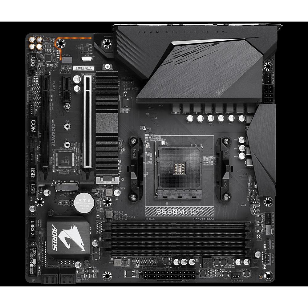 Foto 1 | Placa Base Gigabyte B550m Aorus Pro Socket Am4 Amd B550 Ddr4 - Venta Internacional.