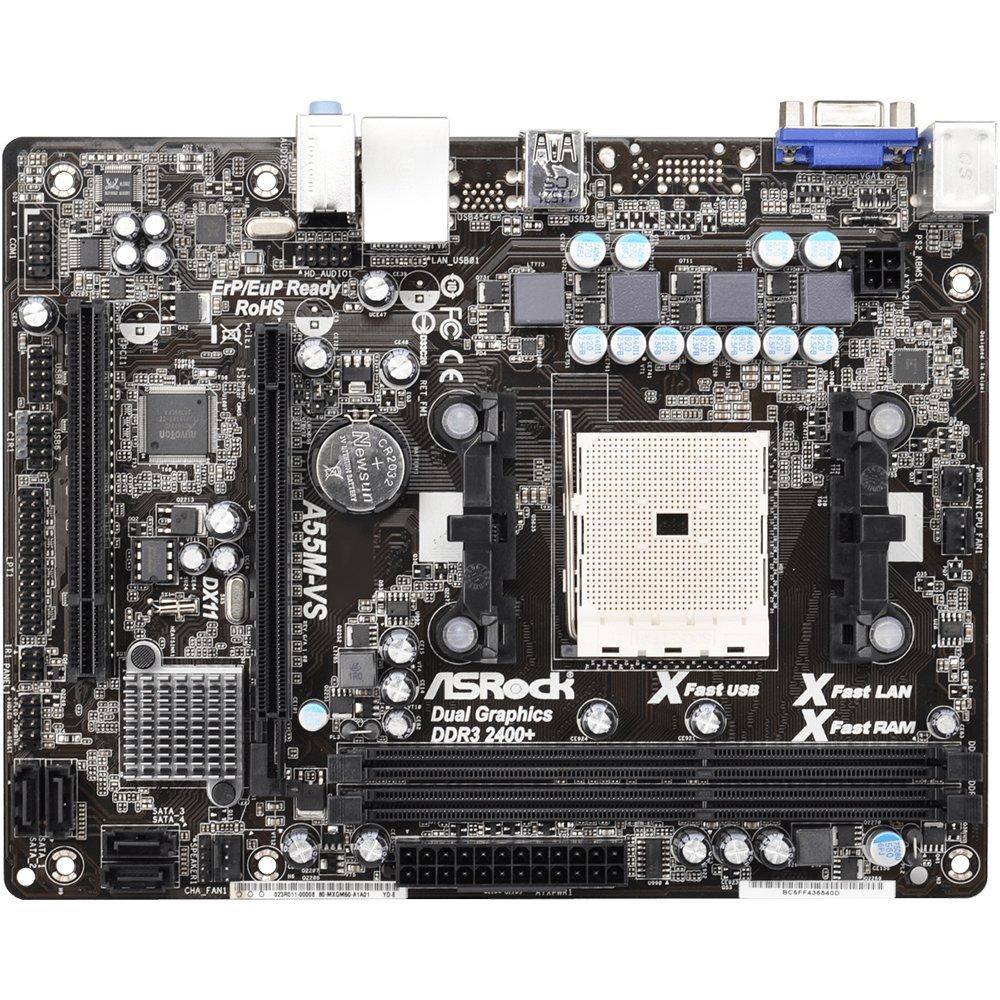 Foto 2 pulgar | Placa Base Asrock A55m-vs Socket Fm1 Amd A55 Ddr3 Micro Atx - Venta Internacional.