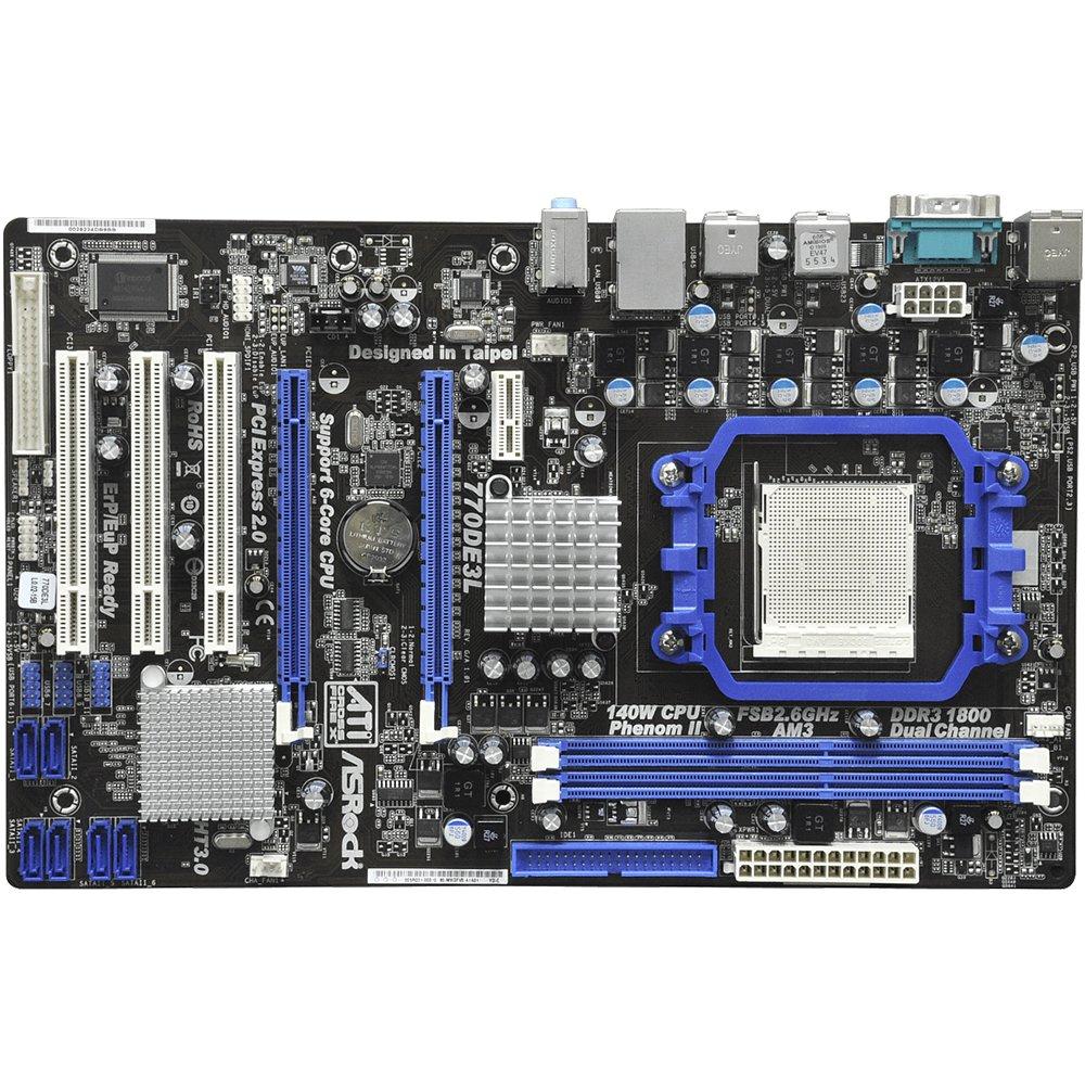 Foto 1 | Placa Madre Asrock 770de3l Socket Am3 Amd 770 Ddr3 Atx - Venta Internacional.