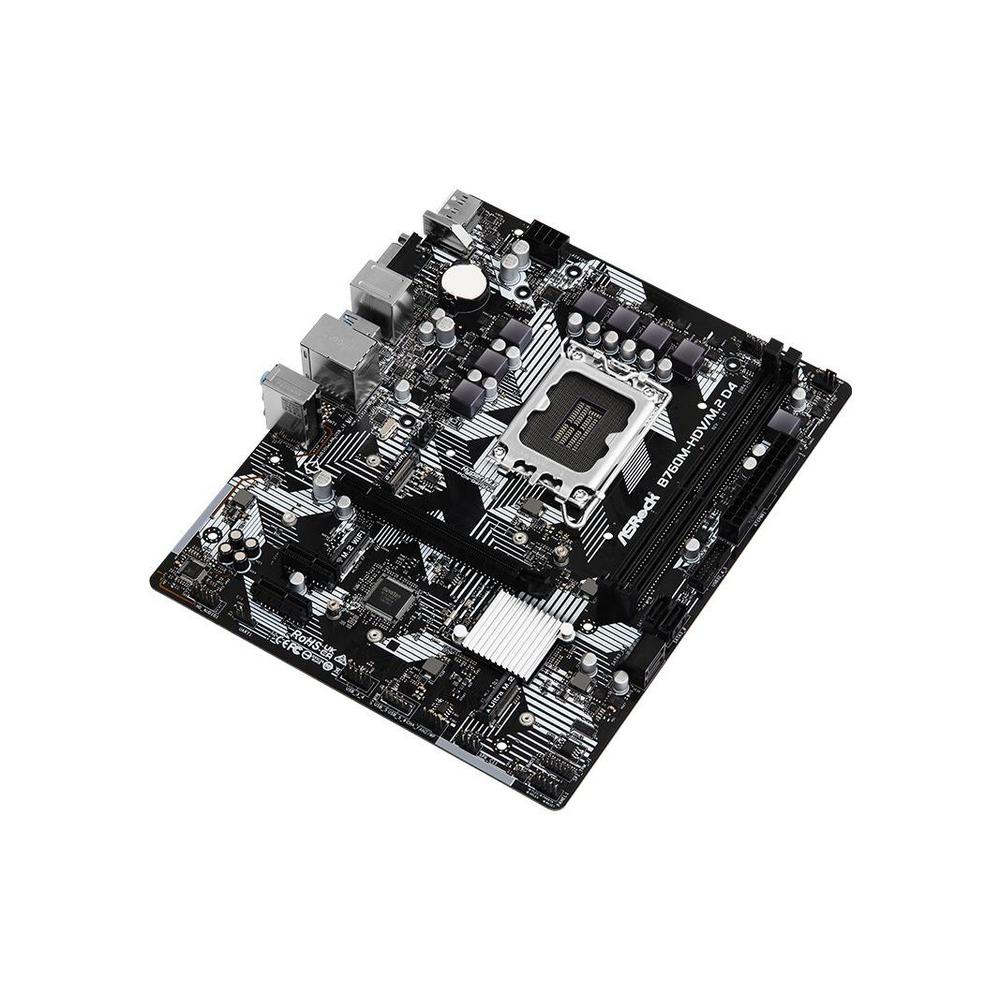 Foto 3 pulgar | Placa Madre Asrock B760m-hdv/m.2 D4 Lga 1700 Ddr4 Micro Atx - Venta Internacional.