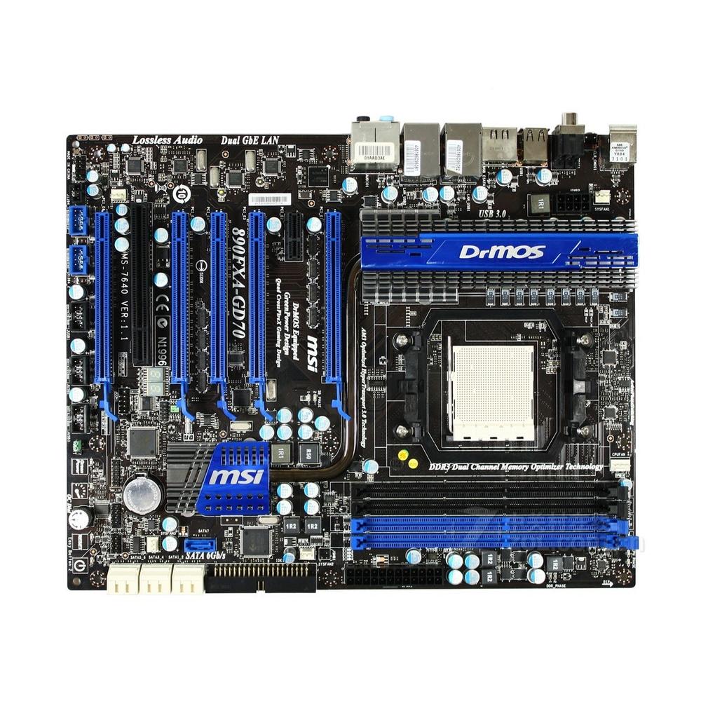 Foto 1 | Placa Madre Msi 890fxa-gd70 Zócalo Am3 Amd 890fx Ddr3 Atx - Venta Internacional.