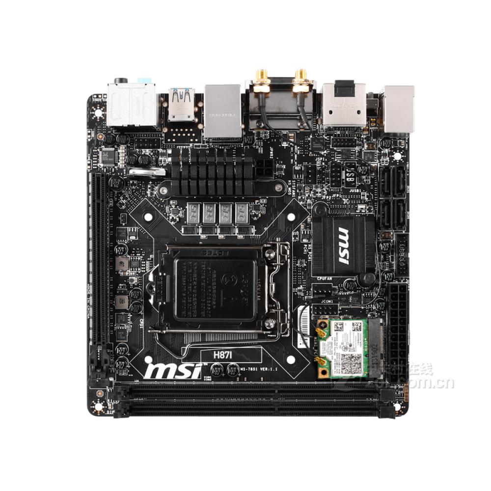 Foto 2 pulgar | Placa Madre Msi H87i Lga 1150 Intel H87 Ddr3 Mini-itx - Venta Internacional.