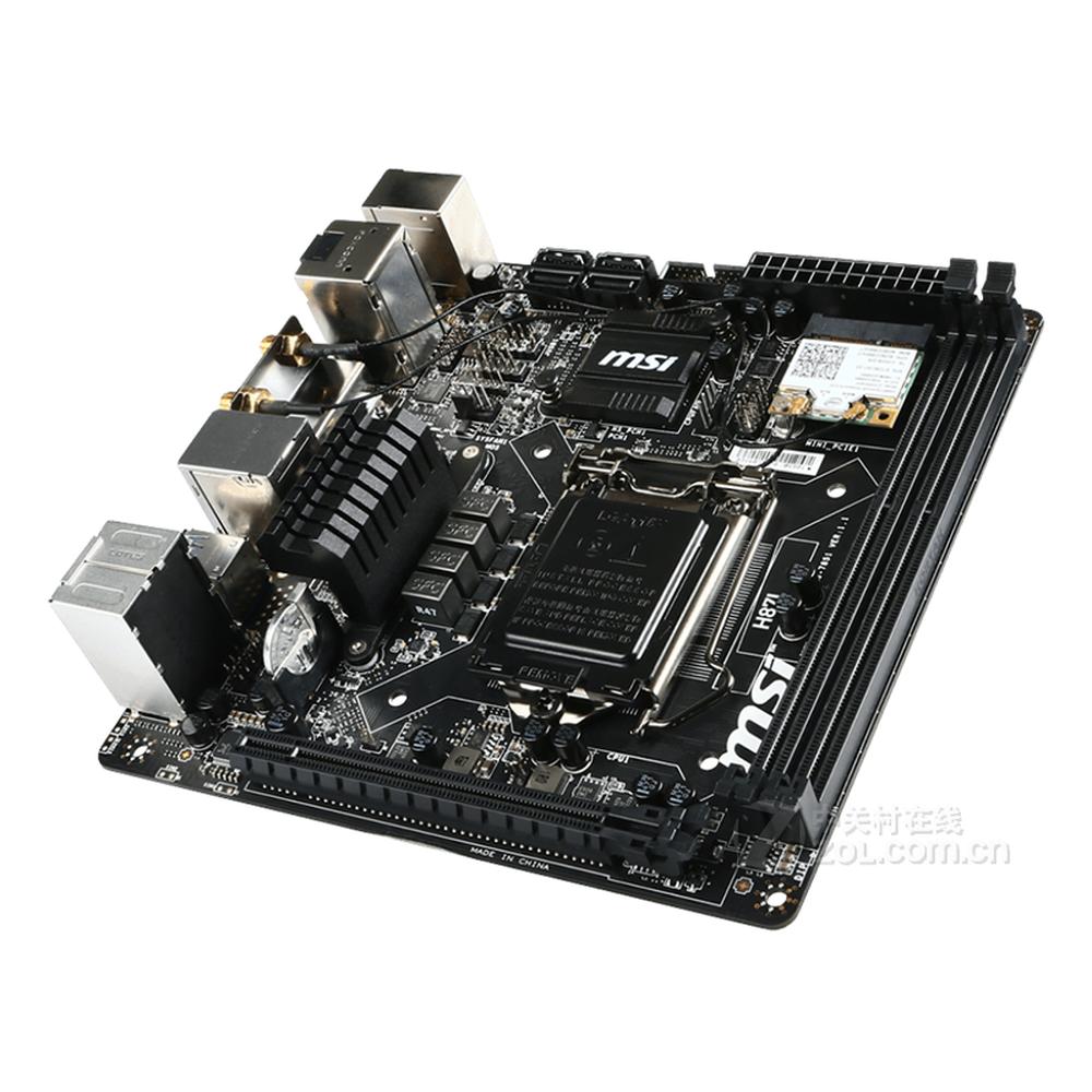 Foto 3 pulgar | Placa Madre Msi H87i Lga 1150 Intel H87 Ddr3 Mini-itx - Venta Internacional.