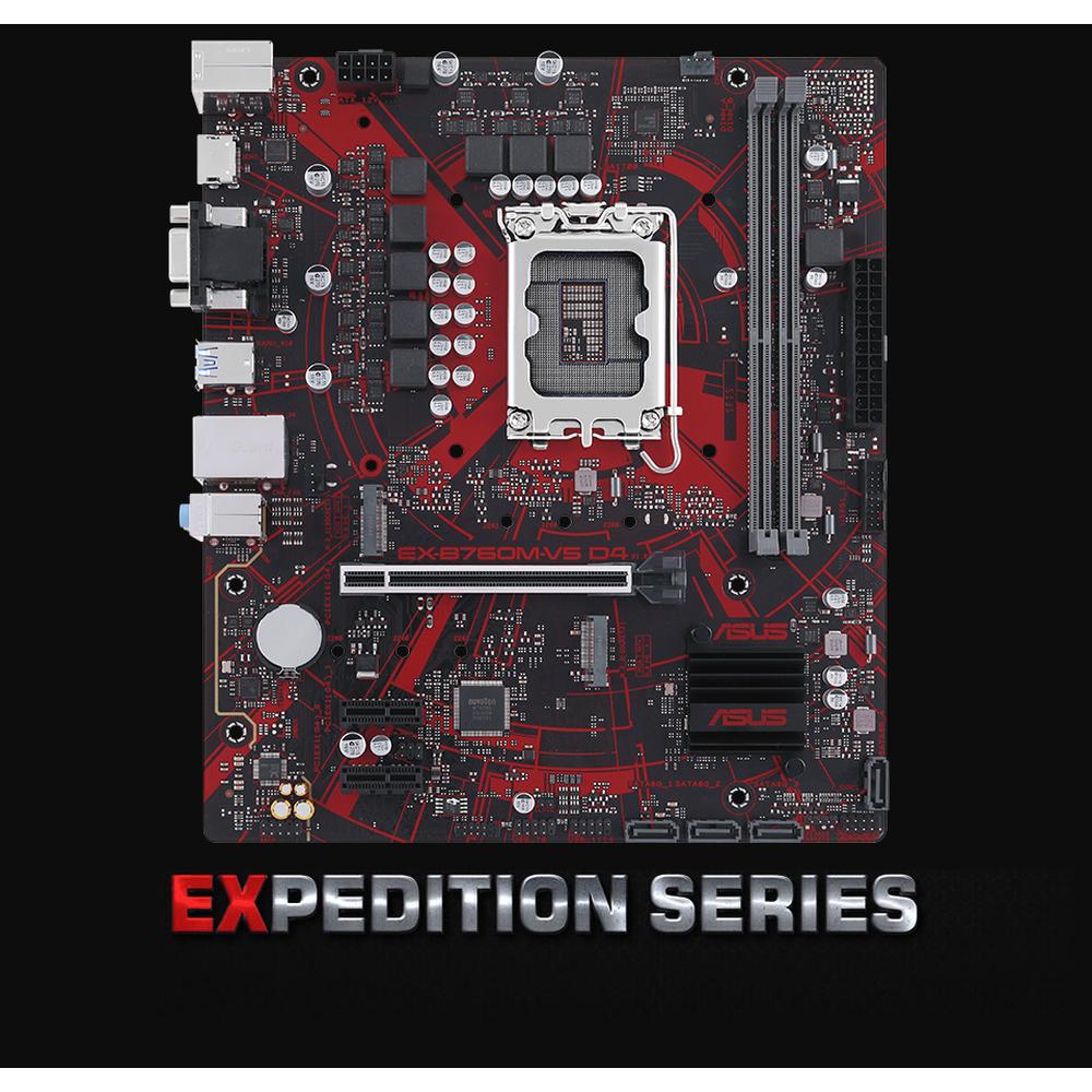 Foto 2 pulgar | Placa Madre Asus Ex-b760m-v5 D4 Lga 1700 Intel B760 Ddr4 - Venta Internacional.