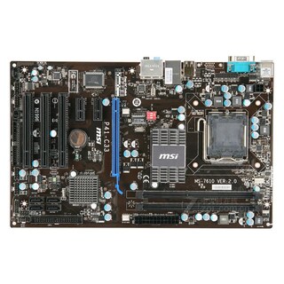 Foto 1 | Placa Madre Msi P41-c33 Lga 775 Intel P41 Ddr3 Atx Usada - Venta Internacional.