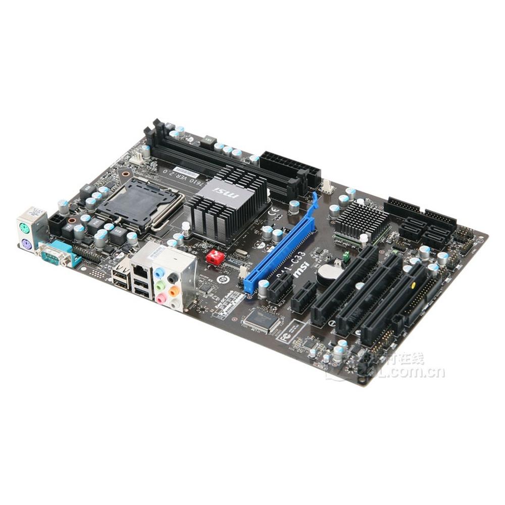 Foto 3 pulgar | Placa Madre Msi P41-c33 Lga 775 Intel P41 Ddr3 Atx Usada - Venta Internacional.