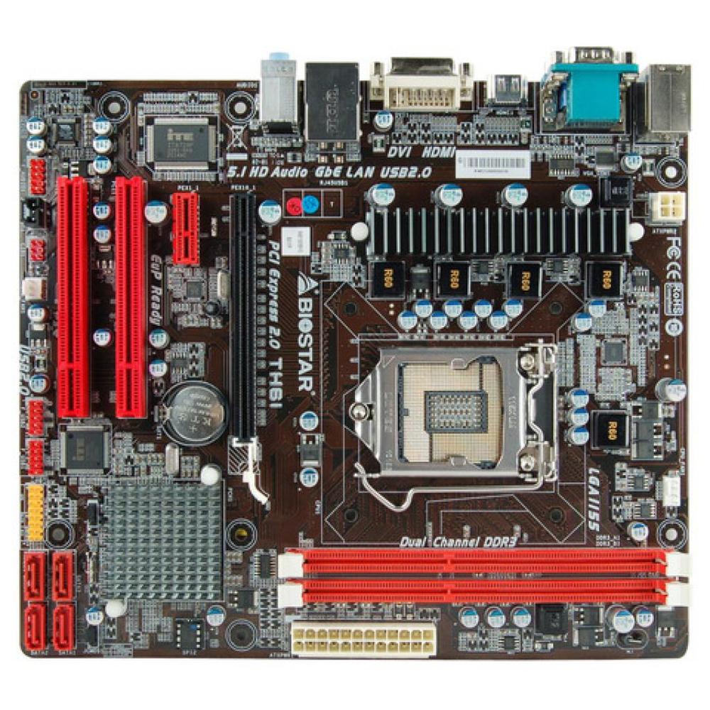 Foto 2 pulgar | Placa Madre Biostar Th61 Lga 1155 Intel H61 Ddr3 Micro Atx - Venta Internacional.