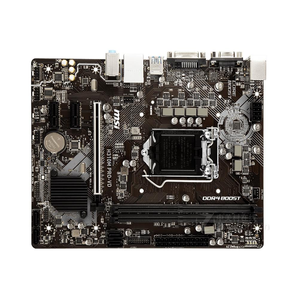 Foto 2 pulgar | Placa Madre Msi H310m Pro-vd Lga 1151 Intel H310 Ddr4 Micro Atx - Venta Internacional.