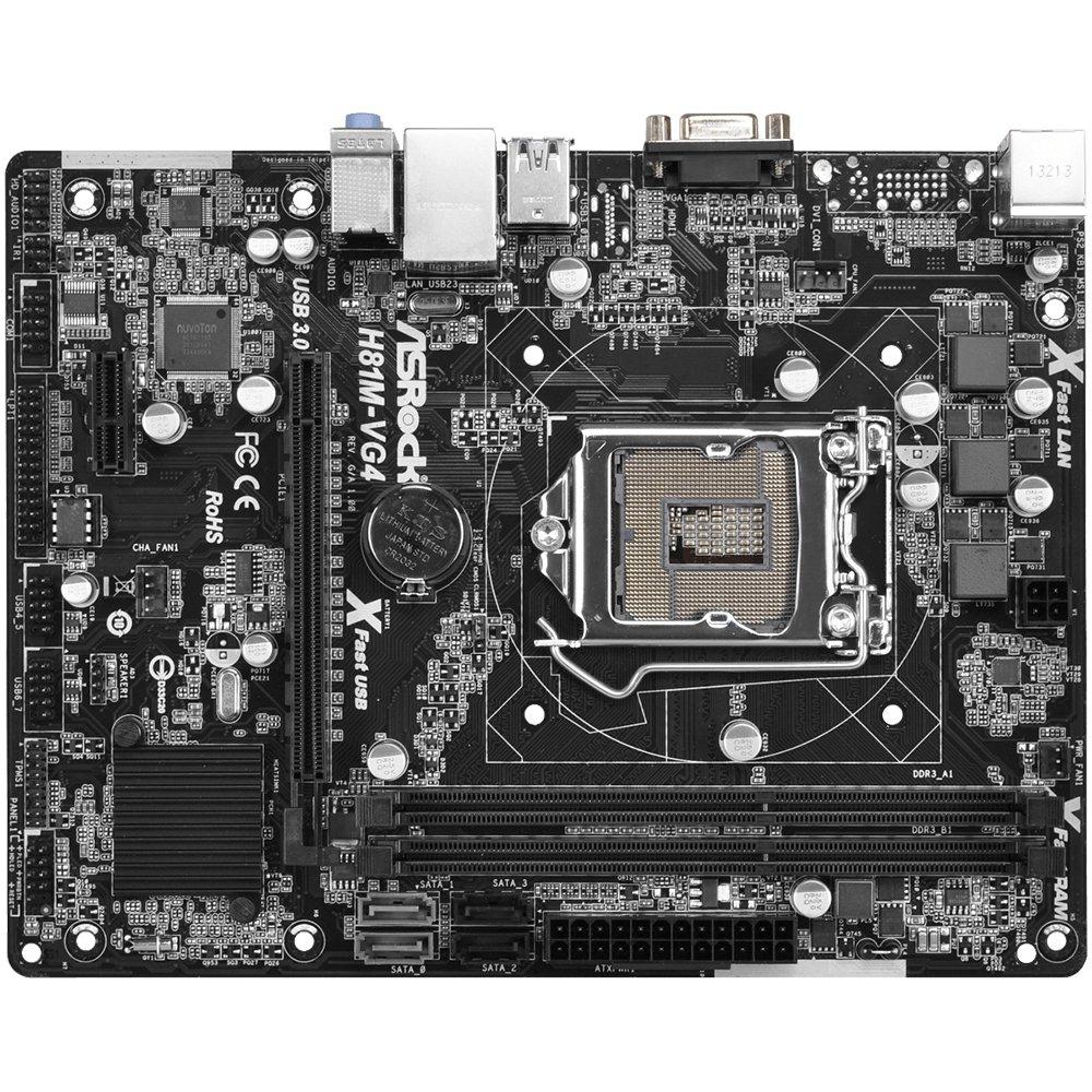 Foto 2 pulgar | Placa Madre Asrock H81m-vg4 Lga 1150 Intel H81 Ddr3 Micro Atx - Venta Internacional.