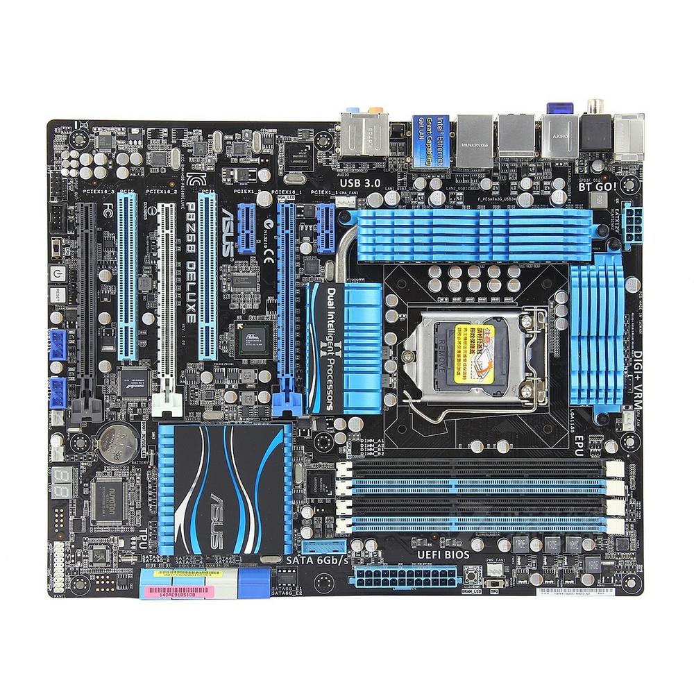 Foto 2 pulgar | Placa Madre Asus P8z68 Deluxe Lga 1155 Intel Z68 Ddr3 Atx - Venta Internacional.