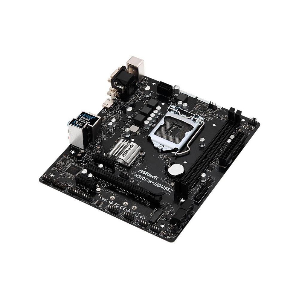 Foto 3 pulgar | Placa Madre Asrock H310cm-hdv/m.2 Lga 1151 Intel H310 Ddr4 - Venta Internacional.