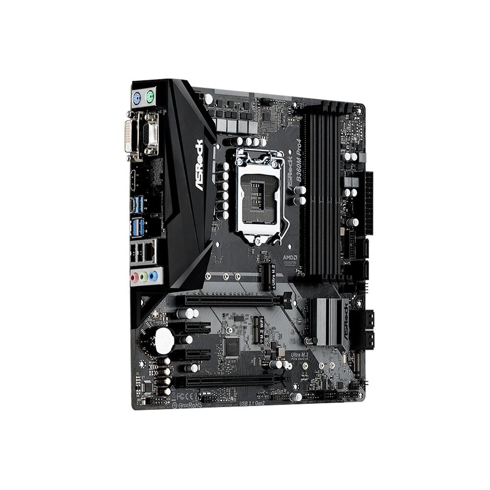 Foto 3 pulgar | Placa Madre Asrock B360m Pro4 Lga 1151 Intel B360 Ddr4 128 Gb - Venta Internacional.