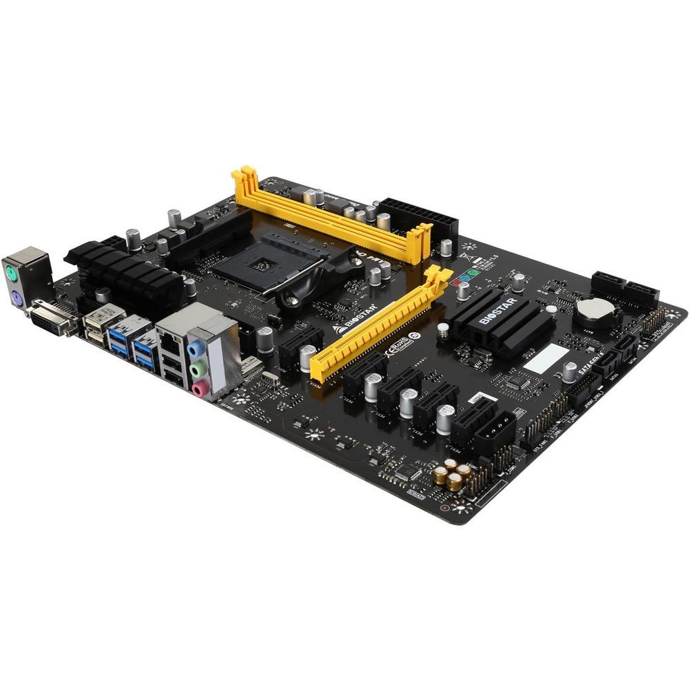 Foto 3 pulgar | Placa Madre Biostar Tb350-btc Am4 Amd B350 Ddr4 Atx Usada - Venta Internacional.