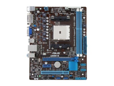 Foto 1 | Placa Base Asus A55m-e Con Conector Fm2 Y Amd A55 Ddr3 Micro Atx - Venta Internacional.