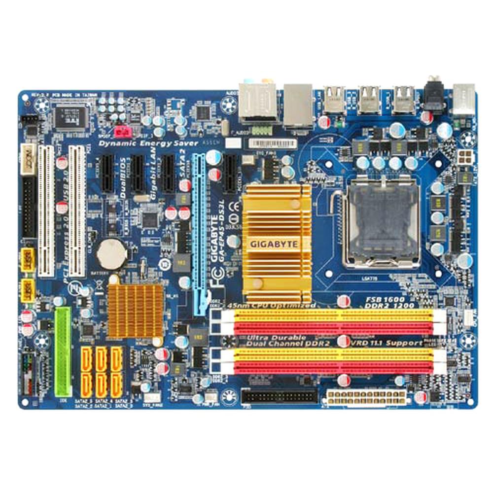 Foto 2 pulgar | Placa Madre Gigabyte Ga-ep45-ds3l (rev. 1.0) Lga 775 Ddr2 Atx - Venta Internacional.