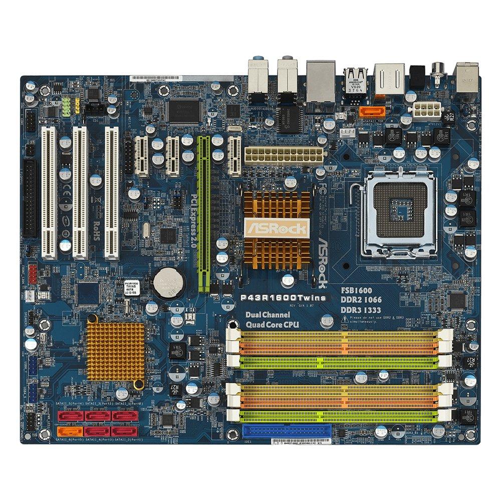 Foto 2 pulgar | Placa Madre Asrock P43r1600twins Lga 775 Intel P43 Ddr3 Atx - Venta Internacional.