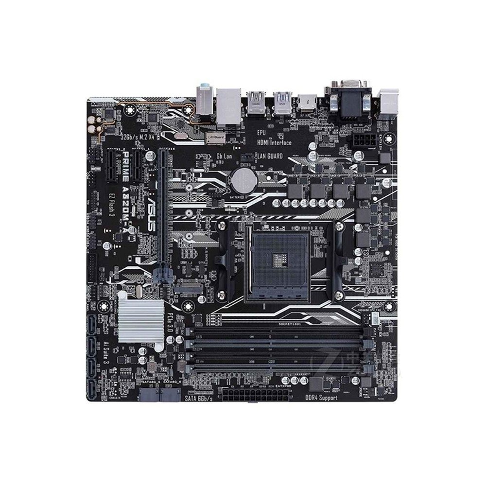 Foto 2 pulgar | Placa Base Asus Prime A320m-a Con Conector Am4 Amd A320 Ddr4 Micro Atx - Venta Internacional.