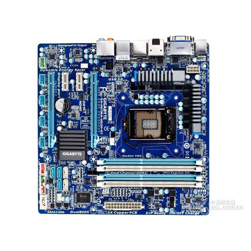 Foto 1 | Placa Madre Gigabyte Ga-h67ma-ud2h-b3 (rev.1.1) Lga 1155 Ddr3 - Venta Internacional.