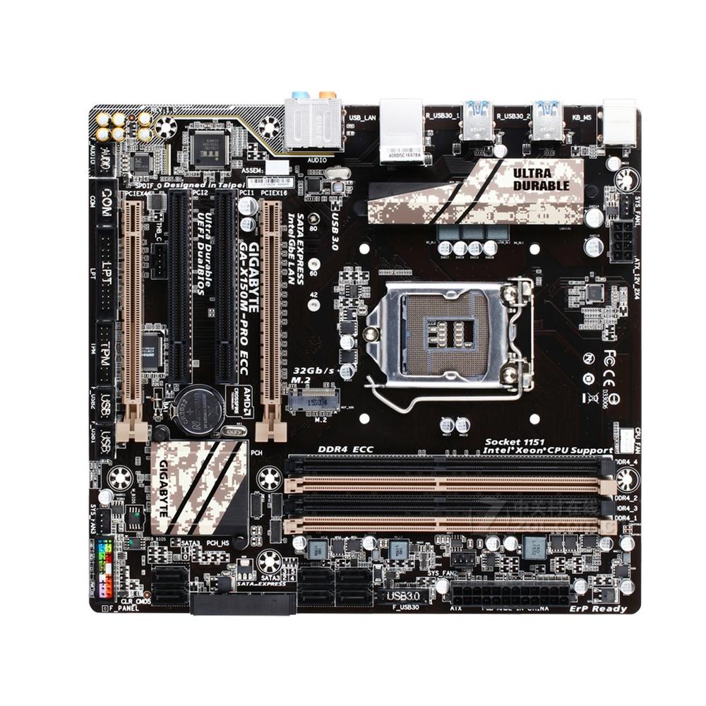Foto 2 pulgar | Placa Madre Gigabyte X150m-pro Ecc Lga 1151 Intel C232 Ddr4 - Venta Internacional.