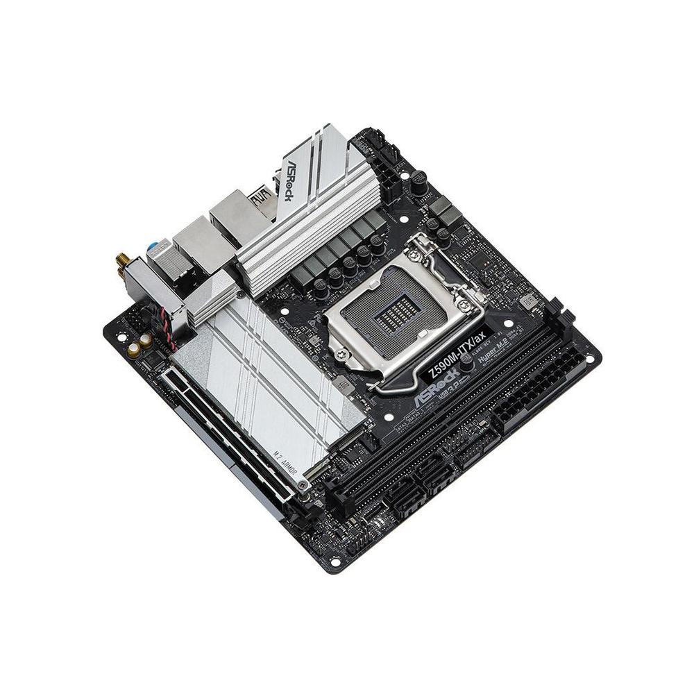 Foto 4 pulgar | Placa Madre Asrock Z590m-itx/ax Lga 1200 Intel Z590 Ddr4 - Venta Internacional.