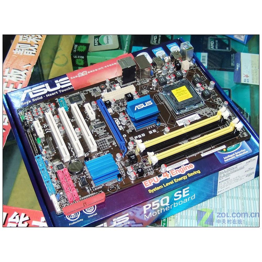 Foto 2 pulgar | Placa Madre Asus P5q Se Lga 775 Intel P45 Ddr2 Atx - Venta Internacional.