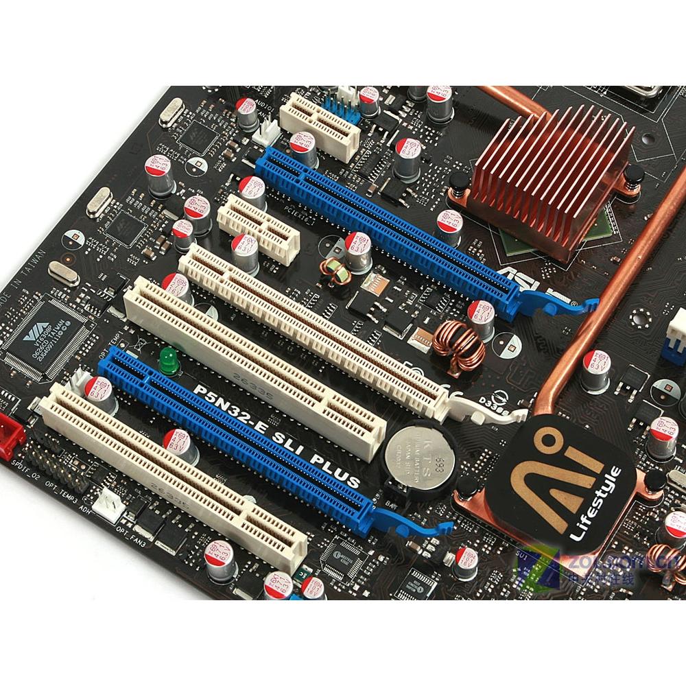 Foto 5 pulgar | Placa Madre Asus P5n32-e Sli Plus Lga 775 Nvidia Nforce650i Sli Ddr2 Atx - Venta Internacional.