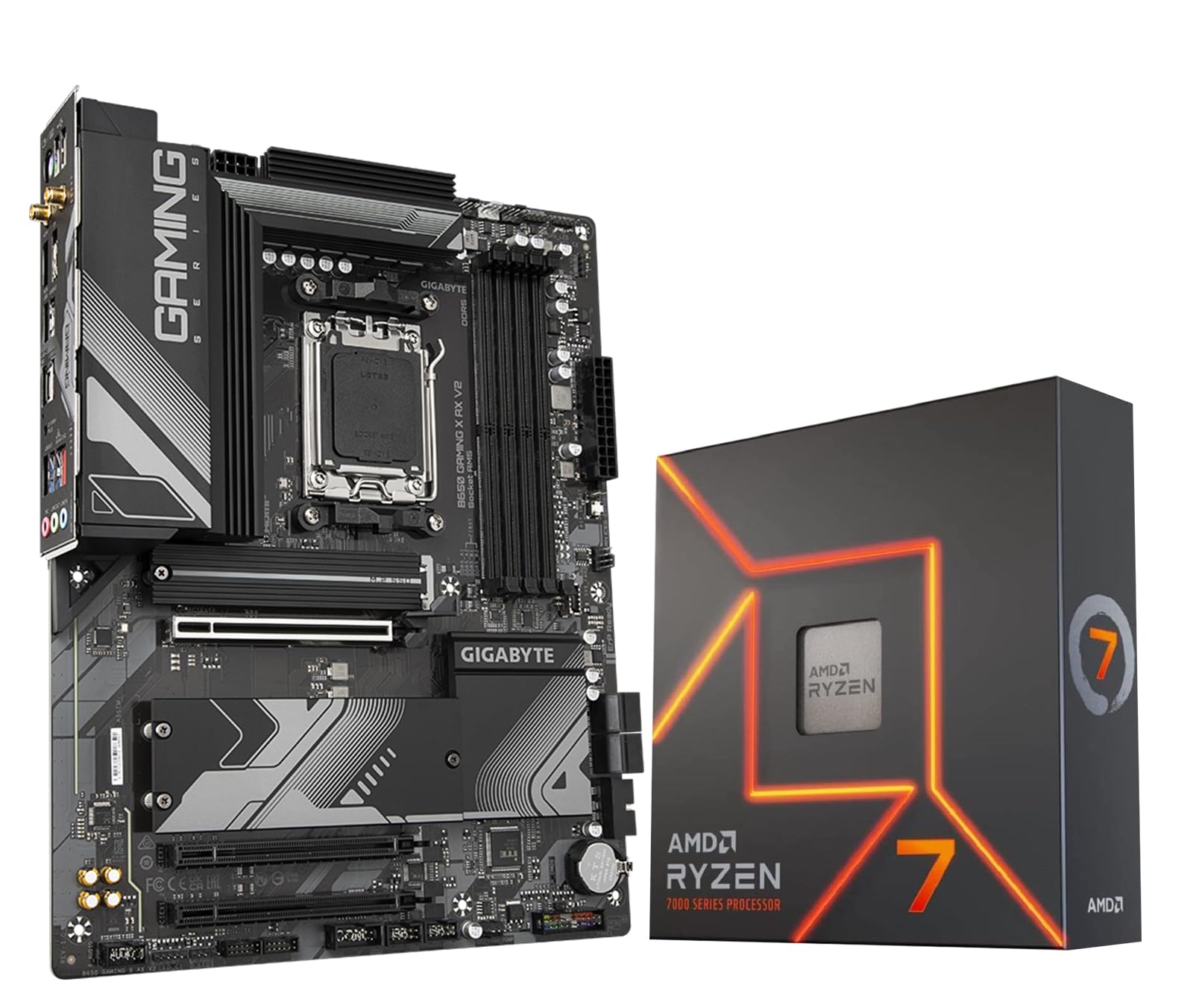 Procesador Cpu Inland Amd Ryzen 7 7700x Con Gigabyte B650 - Venta Internacional.