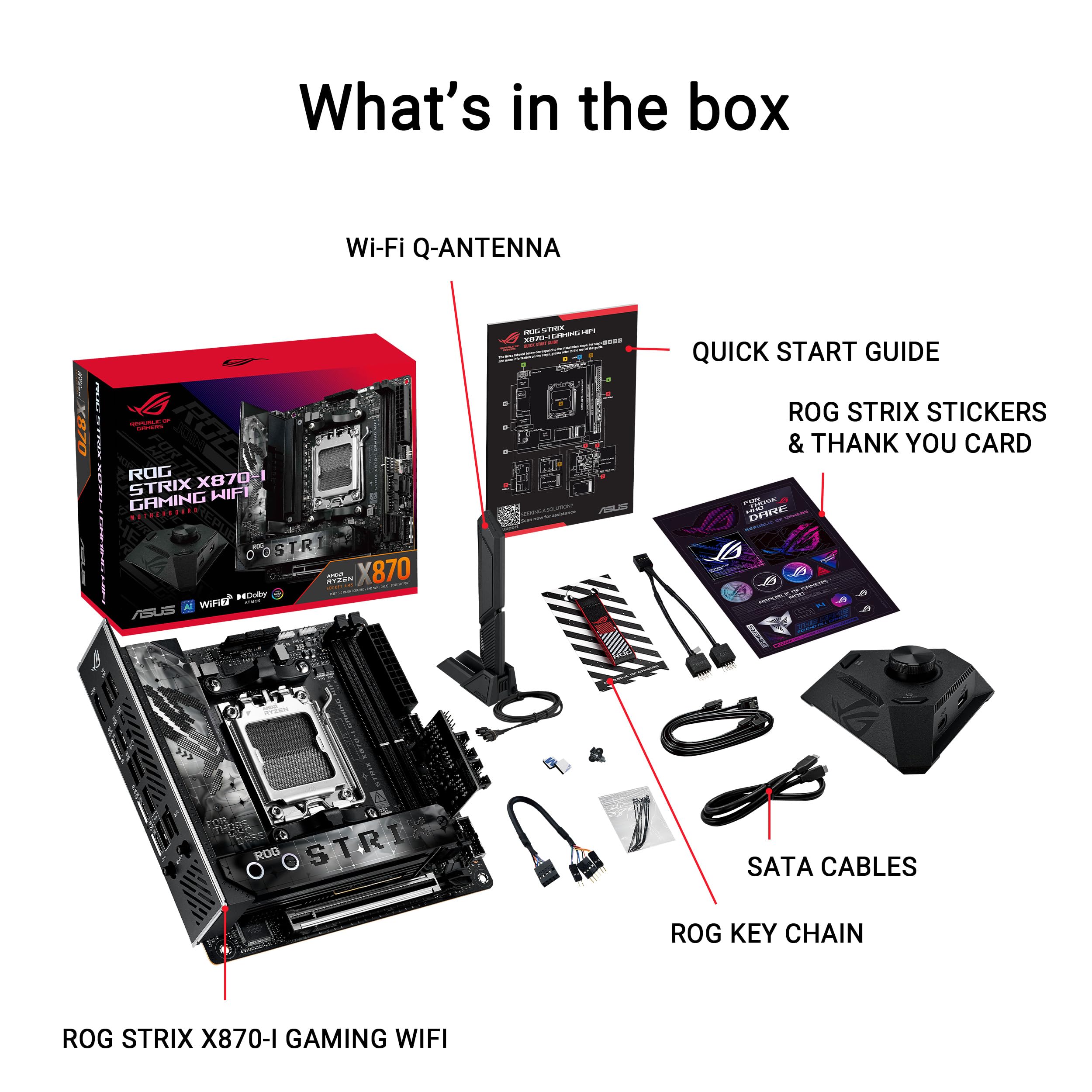 Foto 7 pulgar | Placa Madre Asus Rog Strix X870-i Gaming Wifi Amd Am5 X870 - Venta Internacional.