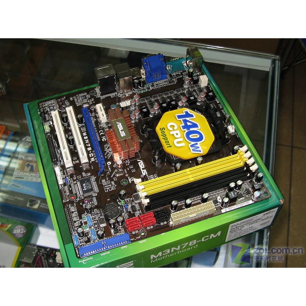 Foto 2 pulgar | Placa Base Asus M3n78-cm Socket Am2+ Ddr2 Micro Atx Usada - Venta Internacional.