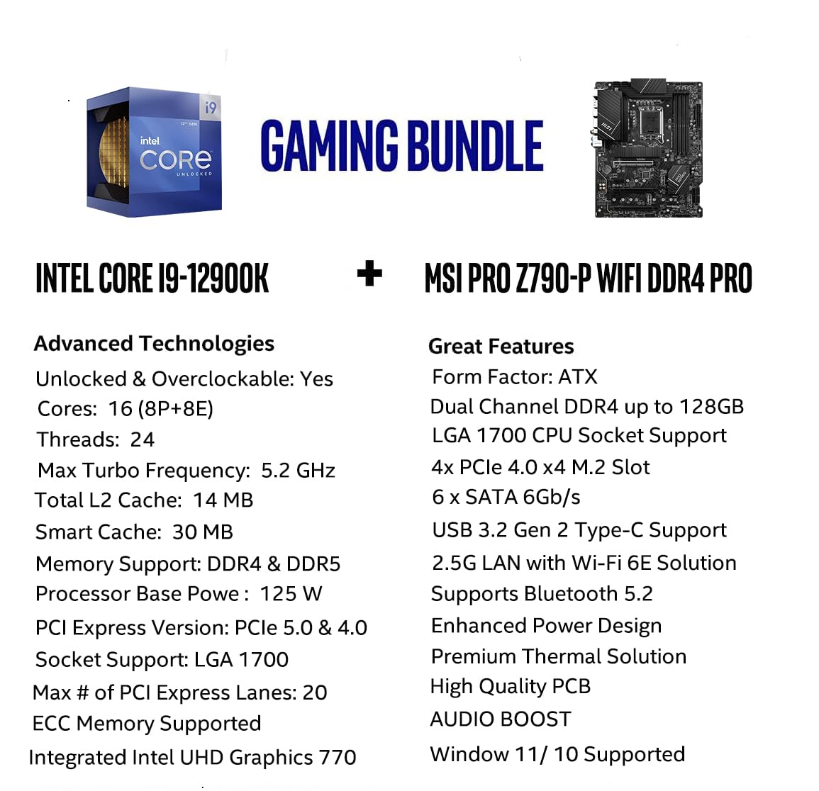 Foto 2 | Combinación De Cpu Y Placa Madre Inland Micro Center Intel I9-12900k - Venta Internacional.