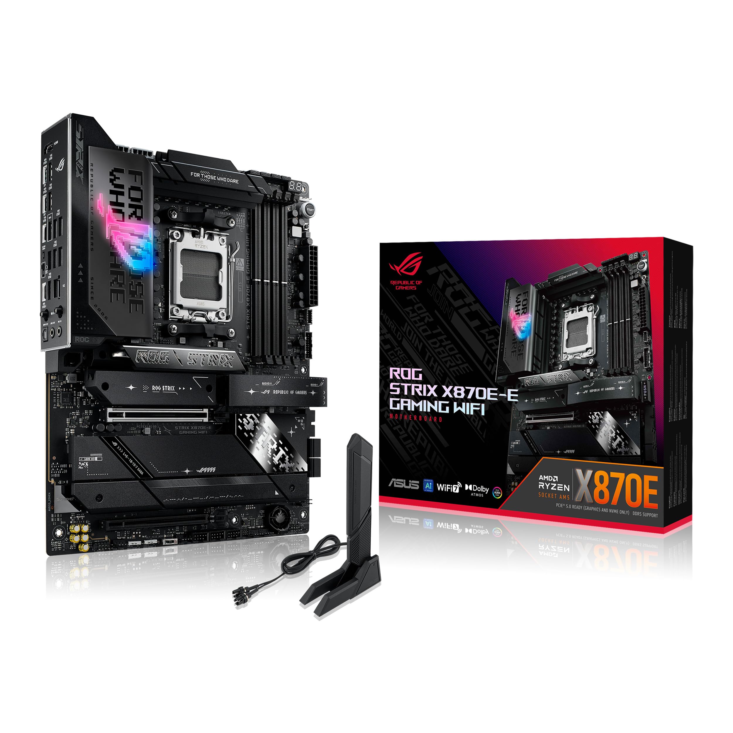 Placa Madre Asus Rog Strix X870e-e Gaming Wifi Amd Am5 X870 - Venta Internacional.