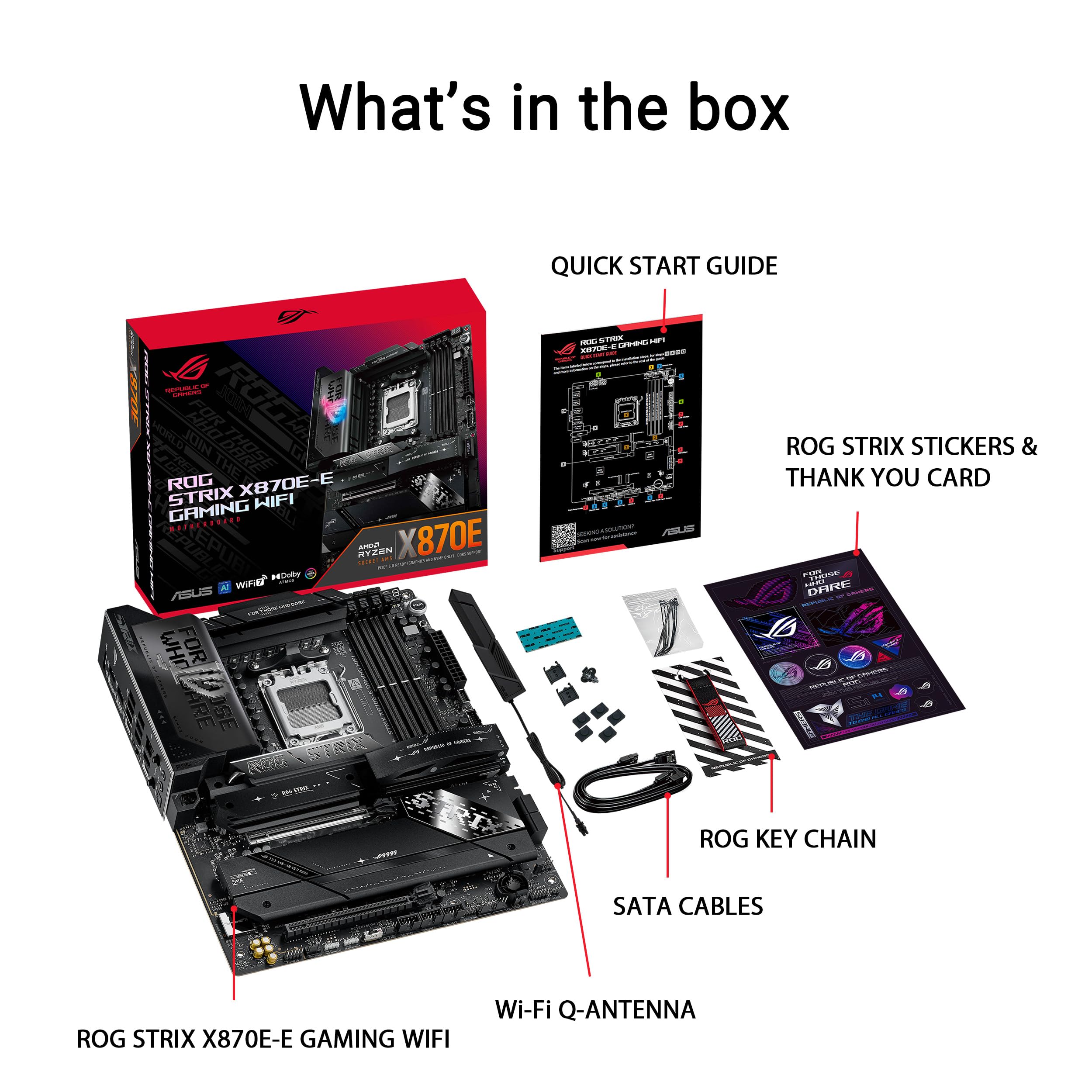 Foto 7 pulgar | Placa Madre Asus Rog Strix X870e-e Gaming Wifi Amd Am5 X870 - Venta Internacional.