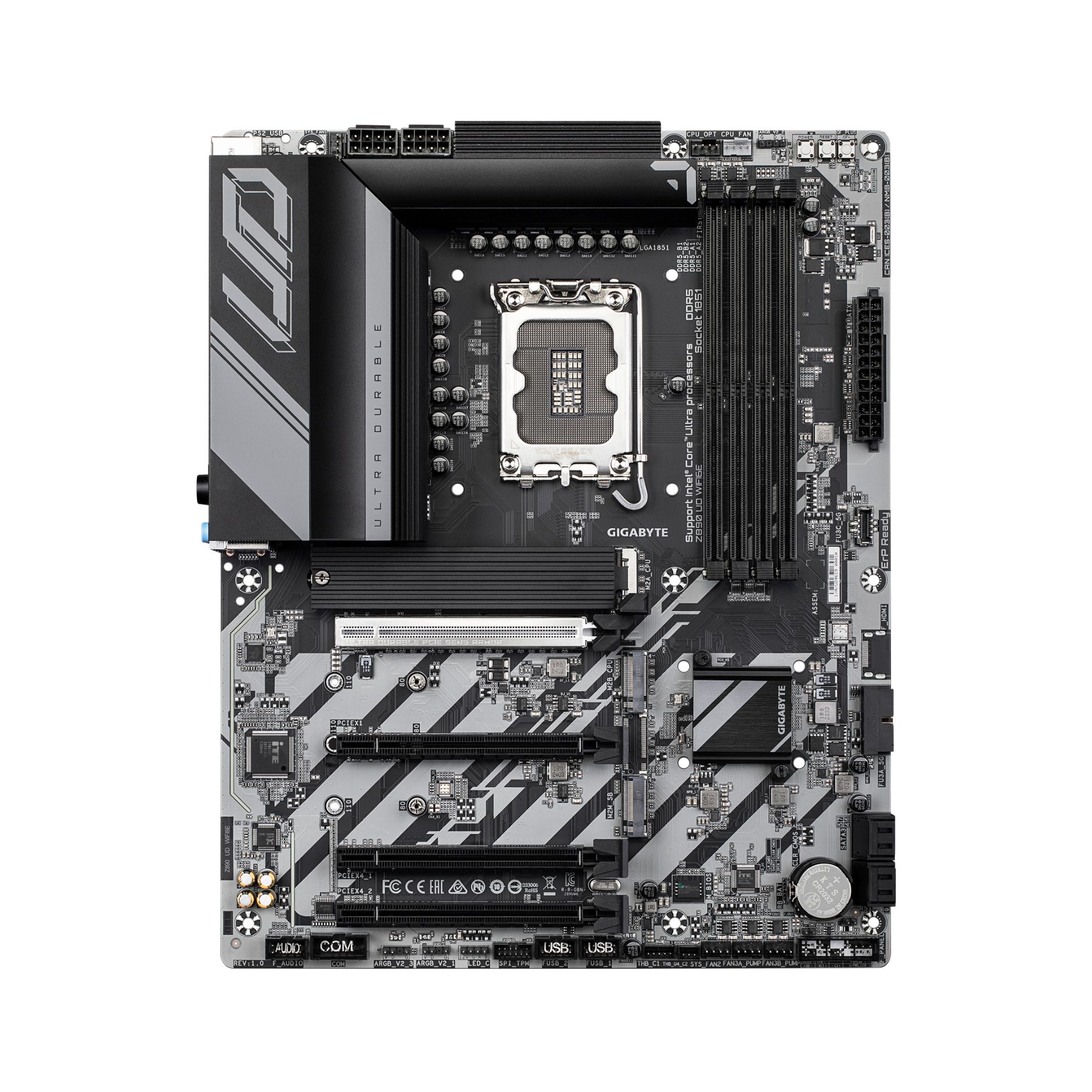 Foto 3 pulgar | Tarjeta Madre Gigabyte Z890 Ud Wifi6e  Atx  Intel  Lga1851  Pcie 5.0  256 Gb Ddr5  Displayport