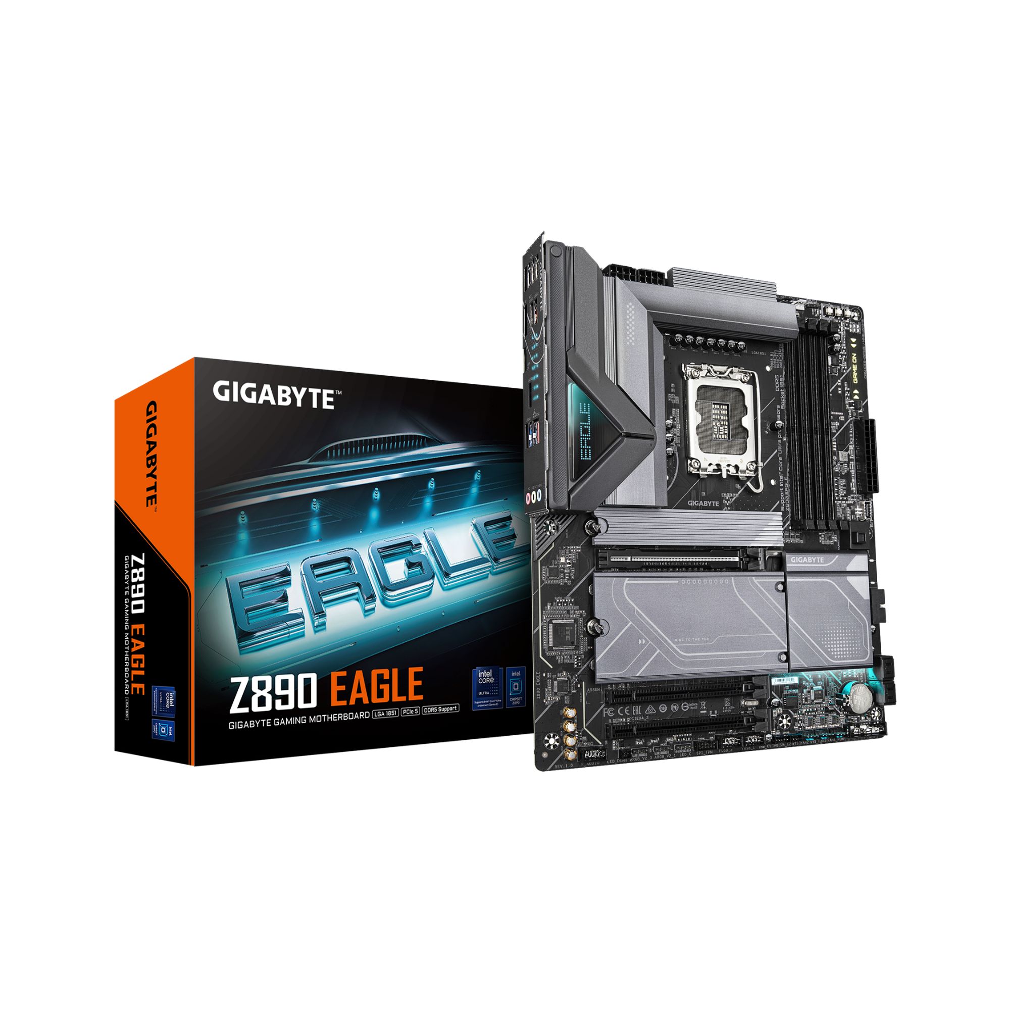 Foto 1 | Tarjeta Madre Gigabyte Z890 Eagle  Atx  Intel  Lga1851  Pcie 5.0  256 Gb Ddr5  Hdmi/displayport