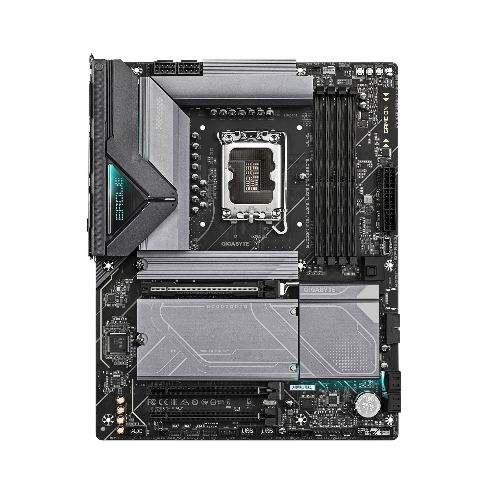 Foto 2 | Tarjeta Madre Gigabyte Z890 Eagle  Atx  Intel  Lga1851  Pcie 5.0  256 Gb Ddr5  Hdmi/displayport