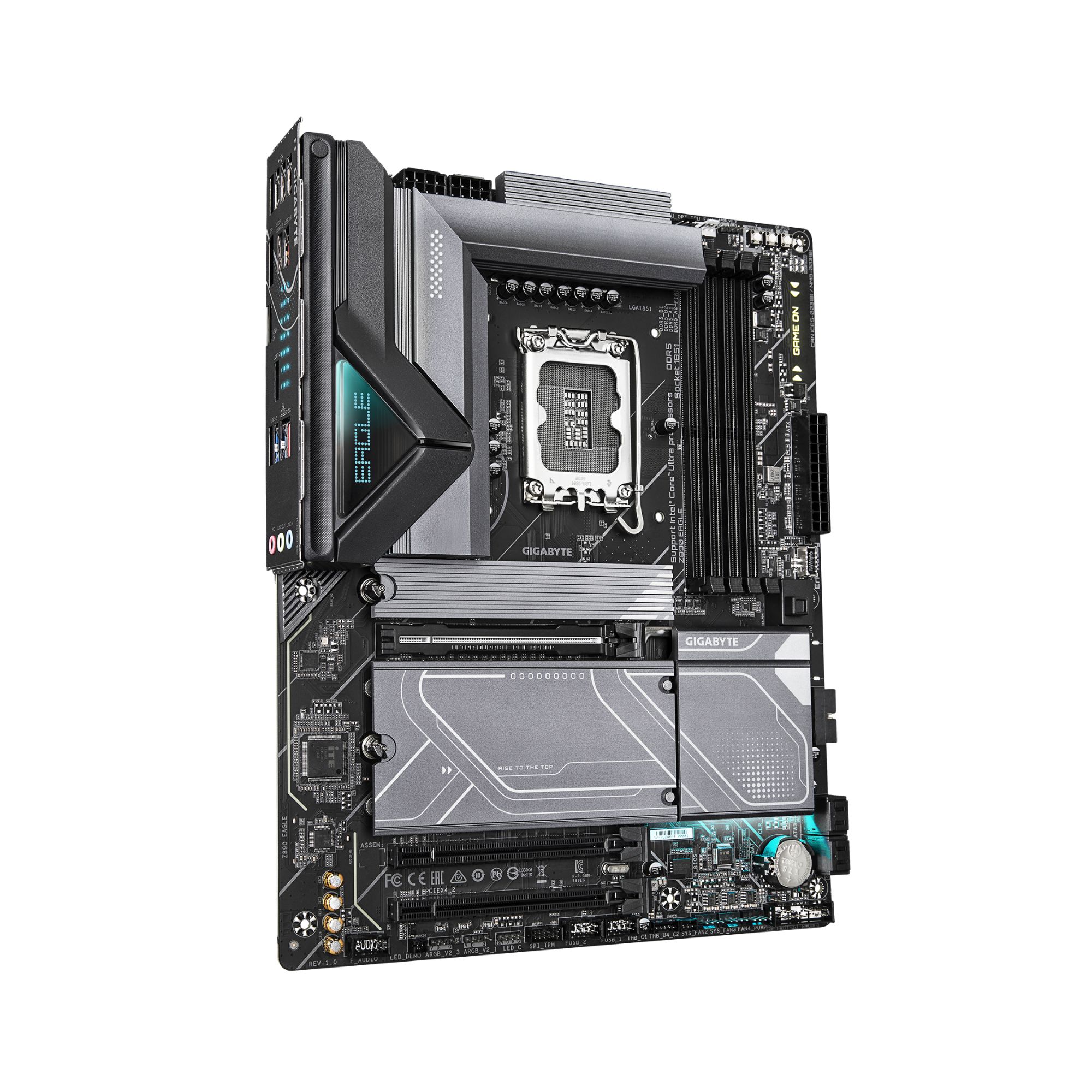 Foto 3 | Tarjeta Madre Gigabyte Z890 Eagle  Atx  Intel  Lga1851  Pcie 5.0  256 Gb Ddr5  Hdmi/displayport