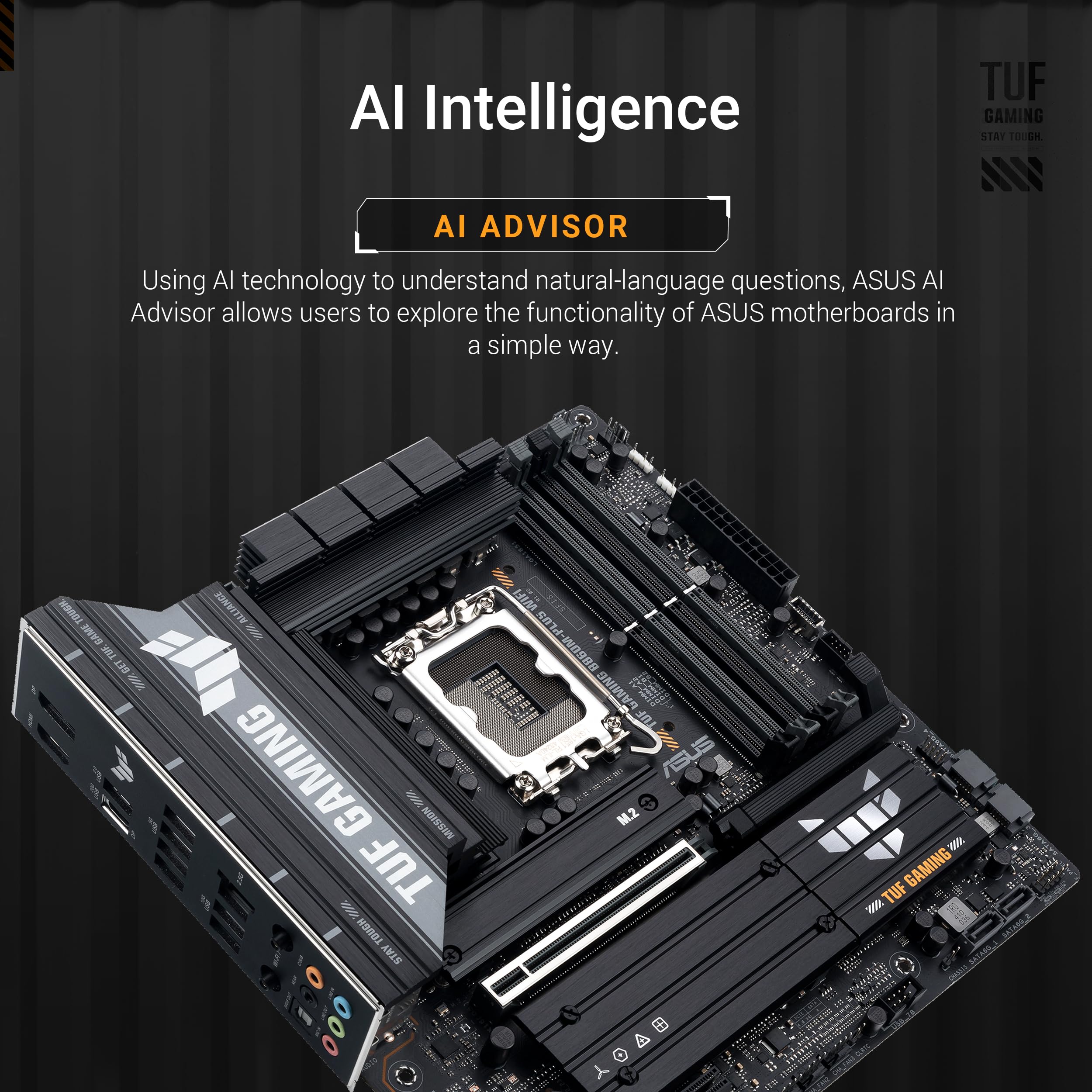 Foto 3 pulgar | Placa Madre Asus Tuf Gaming B860m-plus Wifi B860 Lga 1851 - Venta Internacional.
