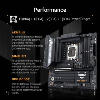 Foto 3 | Placa Madre Asus Tuf Gaming B860m-plus Wifi B860 Lga 1851 - Venta Internacional.