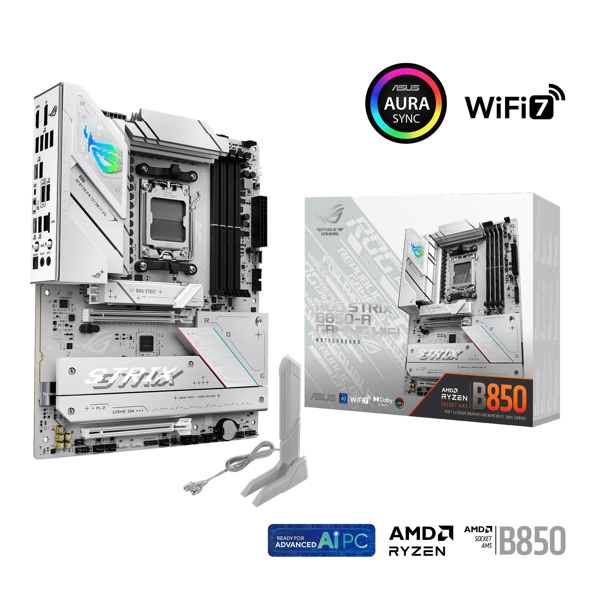 Foto 7 | Placa Madre Asus Rog Strix B850-a Gaming Wifi Amd Am5 B850 - Venta Internacional.