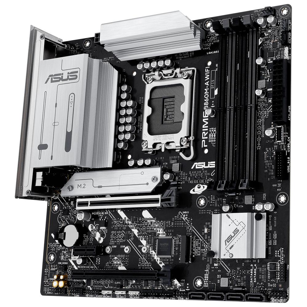 Foto 6 pulgar | Tarjeta Madre Asus Prime B860m-a Wifi-csm Lga 1851 4x Ddr5 2x M.2 Pcie 5.0 Usb-c Wi-fi 6e Bt 5.3 Mic