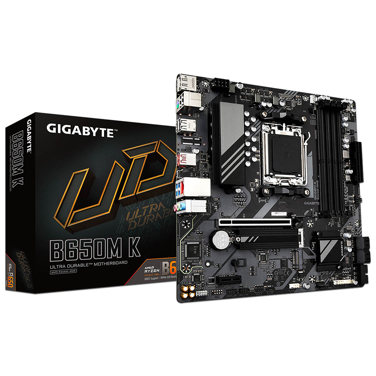 Foto 2 pulgar | Tarjeta Madre Gigabyte B650m K: Socket Am5  Ddr5  Micro Atx